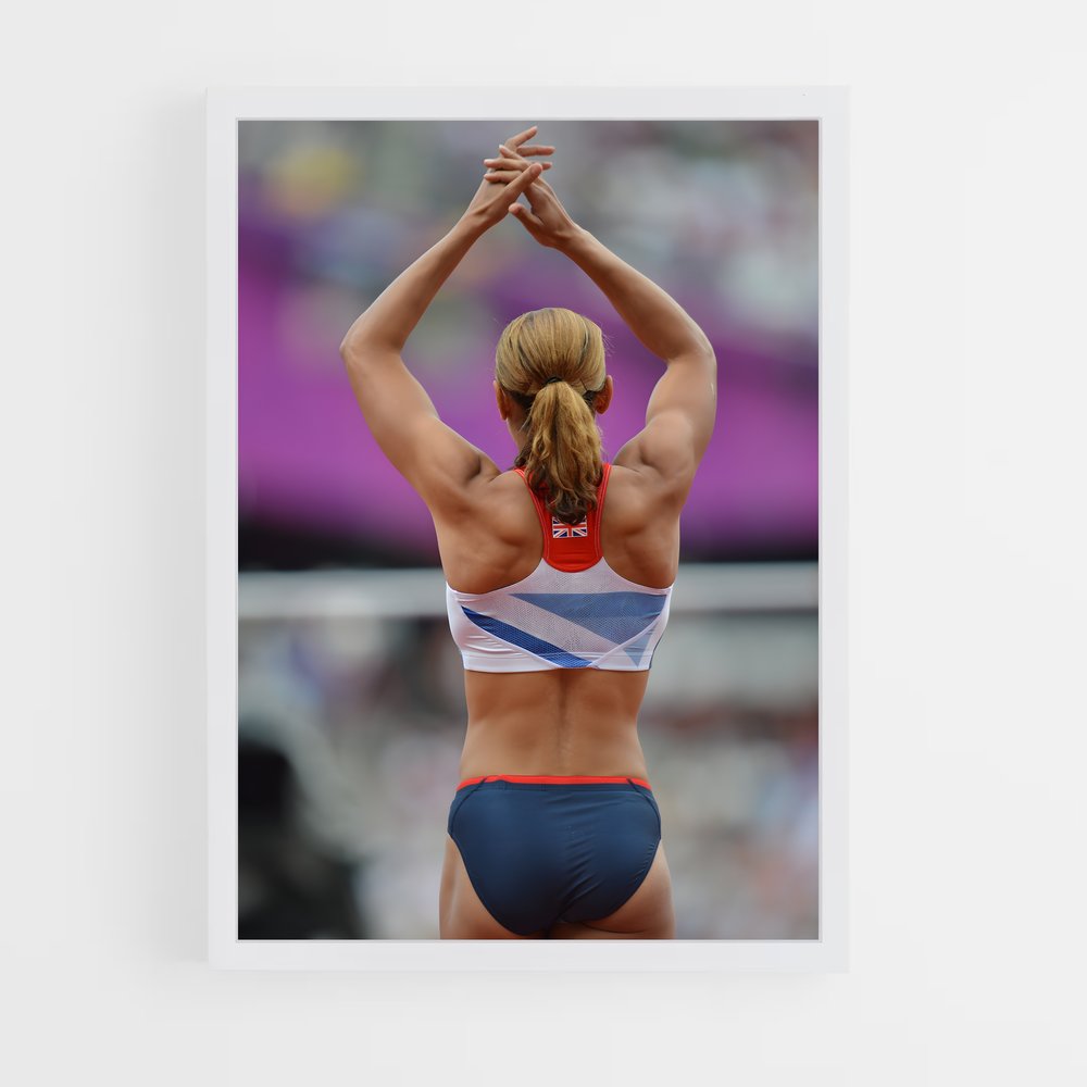 Poster Jessica force – affiche Athlétisme (vue 3)